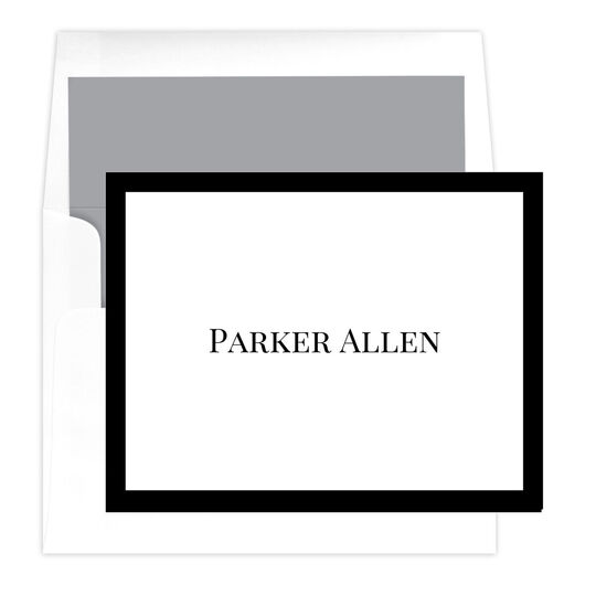 Thick Framed Folded Note Cards
